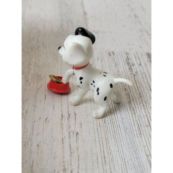 Dalmatian 101 puppy dog tree Bowl food Disney toy figure - Picture 3 of 5